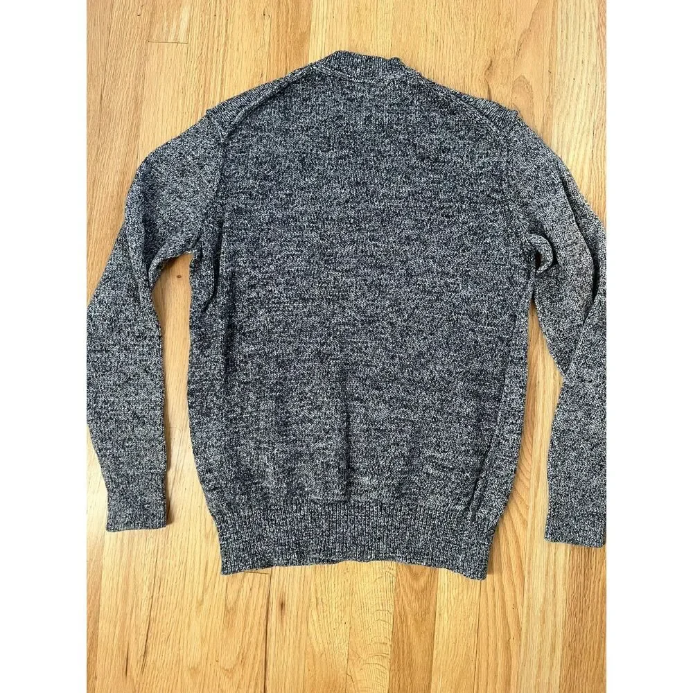 Ted‎ Baker London MMK HexHamm Cotton Sweater in Marbled Gray